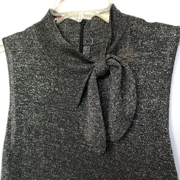 Kate Spade Women's Metallic Bow Knot Dress - Sz L - Picture 6 of 8